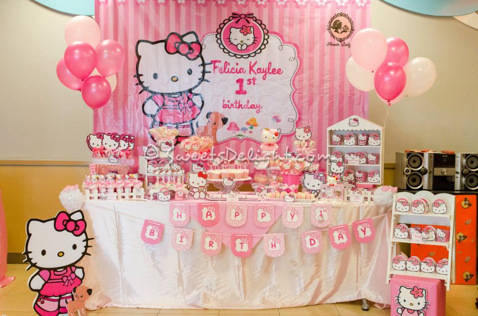 Hello Kitty Party Kaylee 1st Birthday Sweets Delight